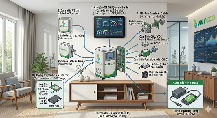 giải pháp quan trắc không khí
