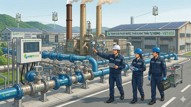 giải pháp quan trắc khí thải